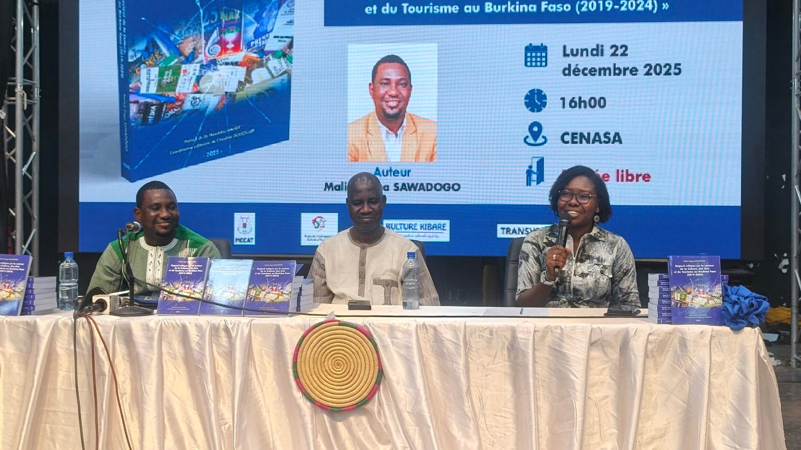 Malick Saga Sawadogo a procédé à la dédicace de son tout premier ouvrage