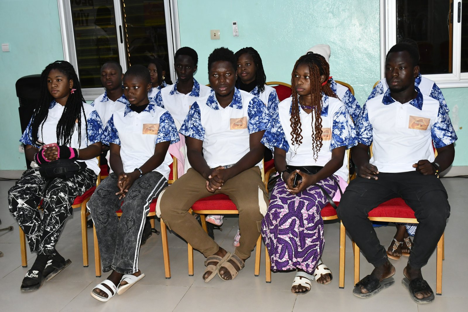 Les 10 Jeunes Ambassadeurs Citoyens de l’Audiovisuel (JACA) sélectionnés pour produire les 20 capsules vidéo du programme